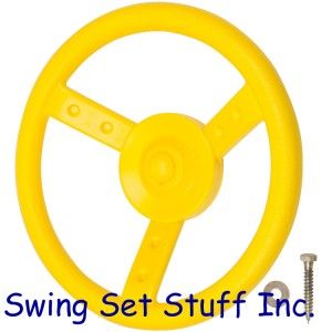 Economy Steering Wheel Playground Swing Set Toy Children Fort Fun Park 