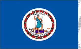 x5 Virginia State US Flag Outdoor Indoor Banner 3x5