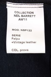 Neil Barrett New Woman Blazer Jacket Defected Prototype Piece Sz s 