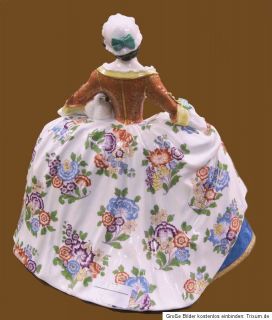 Meissen Lady with Pug Dog 18th Century Porcelain for The Princess of 