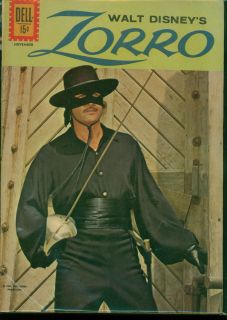   Comic Book Walt Disneys Zorro 15 Photo Guy Williams Cover VGF