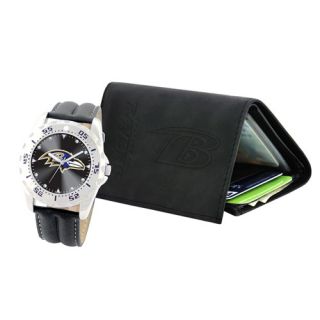 squaretrade ap6 0 baltimore ravens watch and wallet set