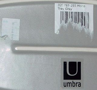Umbra Gray 5 PC Ceramic Bathroom Accessories Set
