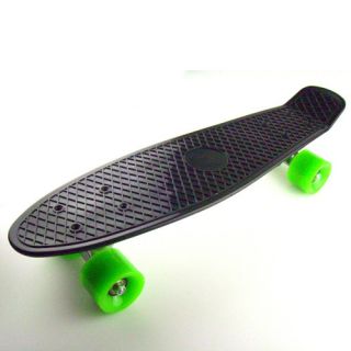 Cruiser Board Longboard Skateboard Banana Board BK GN 4TGG7