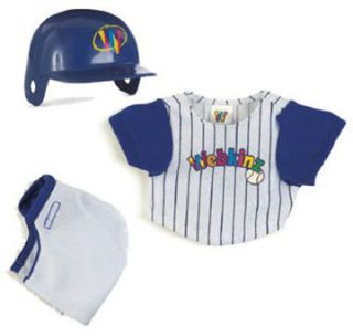 Webkinz Clothes Baseball Uniform 3 Pce Set with Code New