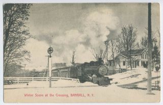 Bangall Stanford NY c1907 9 CNE Central New England Winter Scene at 