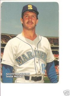 Scott Bankhead 1988 Mothers Cookies Mariners Card 13