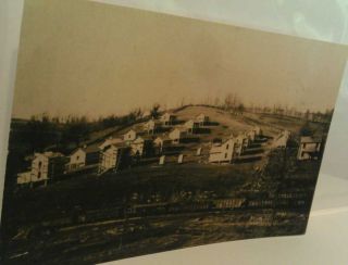 1913 Bannock Ohio Coal Mine Patch New Houses Being Built Photo 