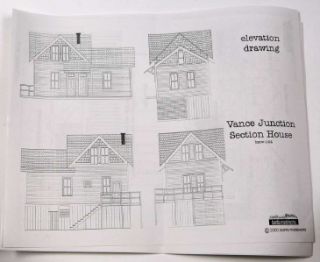 HO BANTA Model Vance Junction Section House Kit