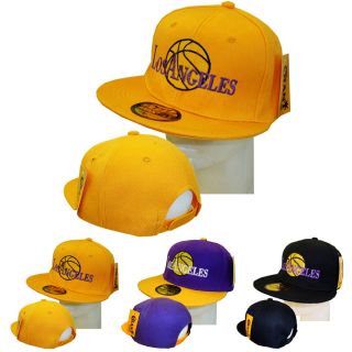 New Snapback Los Angeles Lakers Fan Basketball Cap Hat