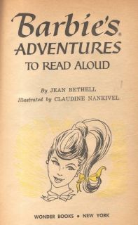 1964 Barbies Adventures to Read Aloud