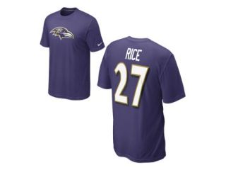  Nike Name and Number (NFL Ravens / Ray Rice) Mens T Shirt