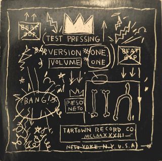 Basquiat ‘Album Cover Beat Bop by Rob Rammelzee K’ Andy Warhol 