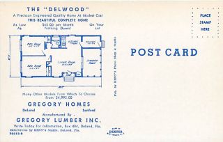 Advertising PC, Gregory Homes, Delwood Model, Deland, Florida, Dexter 