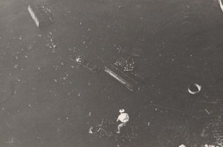 WWII Battleship Mers El Kebir Sunken Bretagn Photo 1940