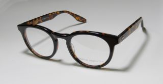 New Barton Perreira Bronski 49 23 145 Black Havana Hip Eyeglasses 