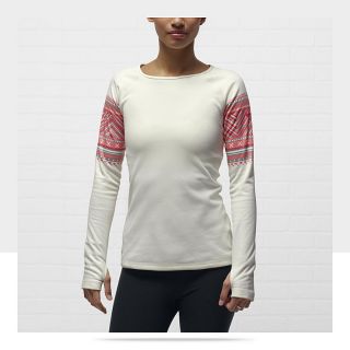 Nike Pro Printed Hyperwarm Crew Womens Shirt 516976_134_A