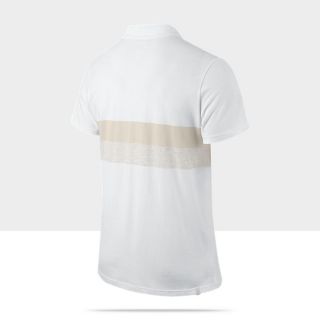 Nike Stripe Jersey Mens Tennis Polo Shirt 480081_100_B