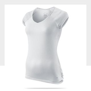 Nike Relay Short Sleeve Womens Running Shirt 481307_100_A