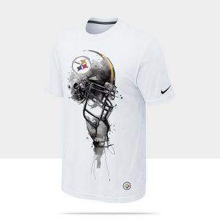  Nike Helmet Tri Blend (NFL Steelers) Mens T Shirt