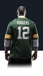    Aaron Rodgers Mens Football Home Game Jersey 468953_323_B_BODY