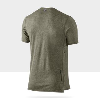 Nike Tailwind Short Sleeve V Neck Mens Running Shirt 451266_330_B