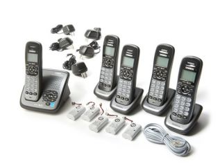Uniden DCT1480 5AM DECT 6.0 Cordless Phone with CID 5 Handsets 