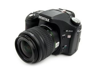 Pentax K200D 10.2 MP Digital SLR Body with Pentax DA 18 55 Lens Kit