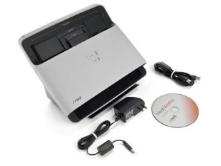 scanner digital filing system with paper tray extensions