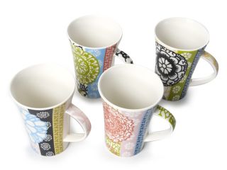 features specs sales stats features set of 4 12 ounce ceramic floral 