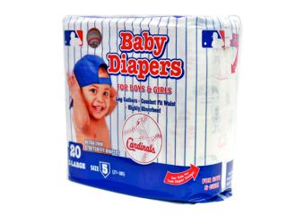 MLB Officially Licensed St. Louis Cardinals Disposable Diapers