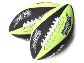 Wilson NFL Street Glow in the Dark Junior Football 2 Pack