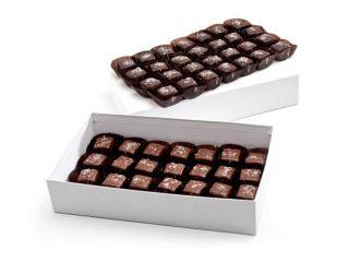 Dark and Milk Fleur de Sel Chocolate Covered Caramels – 2 lb. Box