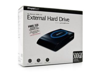 500GB SimpleDrive USB 2.0 7200RPM External Hard Drive Designed by 