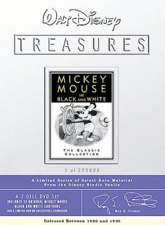Walt Disney Treasures Mickey Mouse in Black and White DVD, 2002, 2 