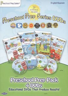 Preschool Prep Series Preschool Prep Pack DVD, 2009, 4 Disc Set