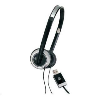 Audiovox ARW200 Headband Headphones   Silver Black