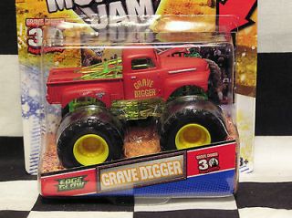 Hot Wheels(2012 GRAVE DIGGER TRUCK with Topps Card)Monster Jam Truck