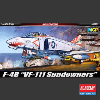 new 1/48 F 4B PHANTOM VF 111 SUNDOWNERS #12232 Academy Model Kit 