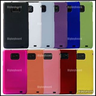 Hybrid Hard Cover Rubber Case For Samsung Galaxy S II / S2 Straight 