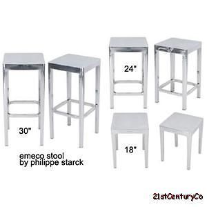 NEW BARSTOOL EMECO BY PHILIPPE STARK(STOL 30)  LIFETIME WARRANTY FROM 