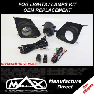 Fog Lights / Lamps Kit OEM Replacement for Toyota RAV4 (2009   2011 