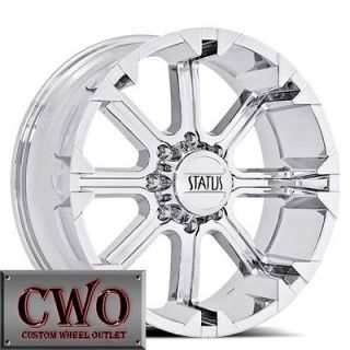 Newly listed 24 Chrome Status Cannon Wheels Rims 8x170 8 Lug Ford F 