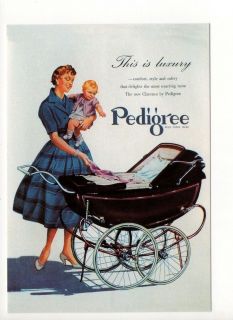 01hw06   4 wheeled pram   The new clarence by Pedigree   modern 