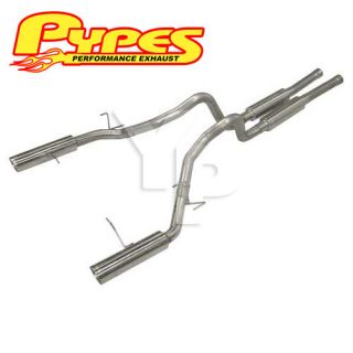 11 2012 Mustang GT Pypes Super System Cat Back Exhaust (Fits 2012 