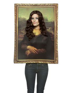 adult mona lisa picture fancy dress humour costume std time