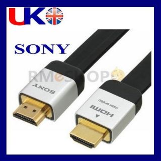 Genuine 2M Sony Pro Gold 1.4v HDMI Cable DVD Blu Ray HD Player 3D 