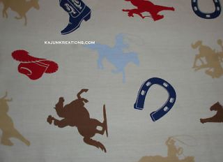 50 SHERIFF Cowboy boots WESTERN do your room DYR Fabric to SEW your 