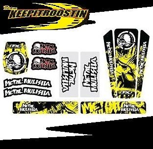 Suzuki RM125 RM250 Mulisha Graphics Trim to Fit 1988 1989 1990 1991 