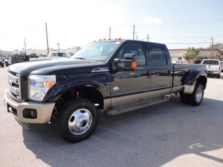 Ford  F 350 4X4 Crew Cab NEW 2012 F350 KING RANCH FX4 DUALLY WITH 